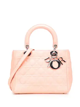 Christian Dior 2005 Medium Lambskin Cannage Lady Dior satchel 31785108