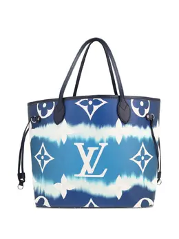 Louis Vuitton 2020 Neverfull monogram tie-dye tote bag 31778943