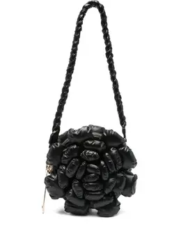 La Milanesa rose-shaped braided-strap shoulder bag 31570806