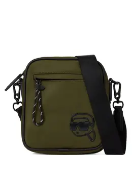 Karl Lagerfeld Ikon tonal-print messenger bag 30686097