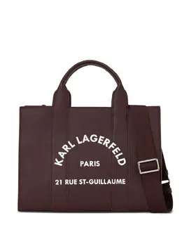 Сумка-тоут Rue St-Guillaume среднего размера Karl Lagerfeld, коричневый 30685185 | коричневый