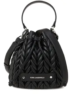 Karl Lagerfeld K/Weave bucket bag 30685147