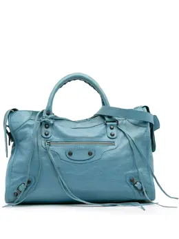 Balenciaga 2001-2025 Lambskin Motocross Classic City satchel 31760497