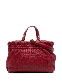 Christian Dior 2011 Lambskin Gaufre Cannage Delices Tote satchel 31780317