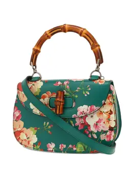 Gucci Bamboo Blooms floral-print satchel 31778856