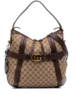 Gucci 2016-2025 Medium GG Canvas Running satchel 31767043