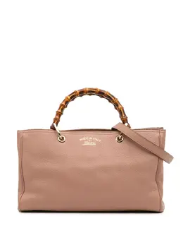 Gucci 2016-2025 Medium Calfskin Bamboo Shopper satchel 31777874
