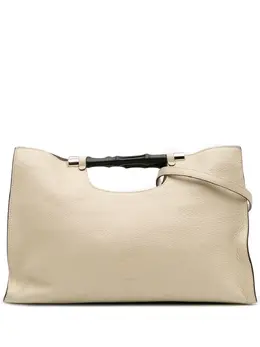Gucci 2016-2025 Medium Calfskin Bamboo Daily Shopper satchel 31761822