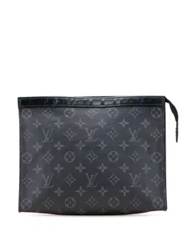 Louis Vuitton 2016 Monogram Eclipse Pochette Voyage MM clutch bag 31759664