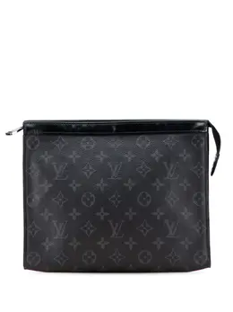 Louis Vuitton 2016 Monogram Eclipse Pochette Voyage MM clutch bag 31778151