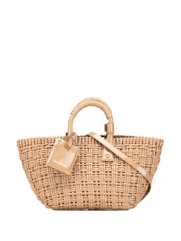 Balenciaga 2022 Faux Leather Bistro Panier XS satchel 31783352