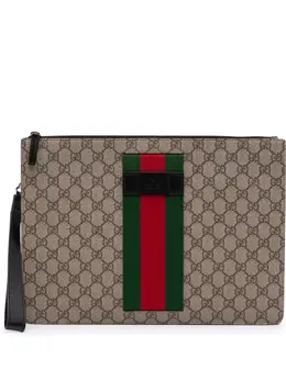 Gucci 2000-2015 GG Supreme Web clutch bag 31799201