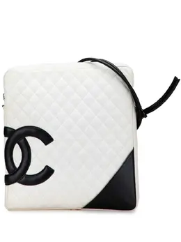 Chanel 2004-2005 Maxi Lambskin Cambon Ligne crossbody bag 31800214