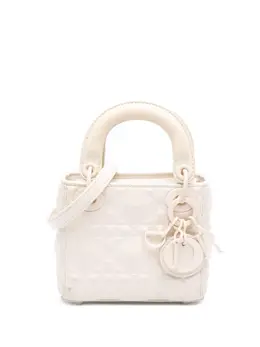 Christian Dior 2022 Micro Ultra Matte Calfskin Cannage Diamond Motif Lady Dior satchel 31767637