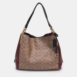 Coach Multicolor Coated Canvas and Leather Colorblock Dalton Shoulder Bag 1199840