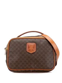 Celine 1996 Macadam Coated Canvas satchel 31800109