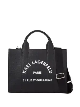 Сумка-тоут Rue St-Guillaume среднего размера Karl Lagerfeld, черный 30686011 | черный