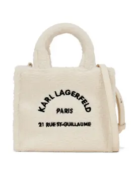 Karl Lagerfeld mini embroidered tote bag 30685099