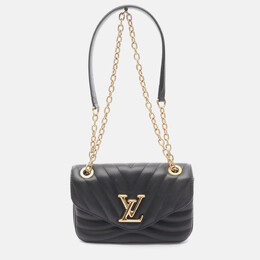 Louis Vuitton New Wave PM Black Leather Chain Shoulder Bag 1199263