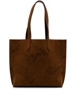 Hermes 2009 Printed Felt Carrimi MM tote bag 31801708
