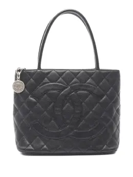 Chanel 2000-2002 caviar-leather tote bag 31711624