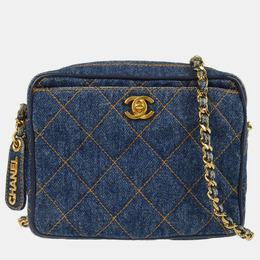 Chanel Mini Blue Denim Camera Bag 1199344