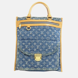 Louis Vuitton Flat Shopper Monogram Denim Tote Bag 1199251