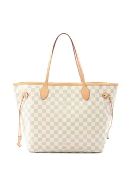 Louis Vuitton 2009 Neverfull MM Damier Azur canvas tote bag 31710641