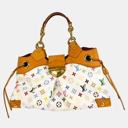 Louis Vuitton Ursula White Multicolor Monogram Canvas Shoulder Bag 1199326
