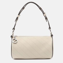 Gucci Cream Mini Leather Blondie Barrel Shoulder Bag 1199364