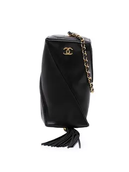 Chanel 2021-2025 CC Lambskin Tassel with Chain clutch bag 31767354