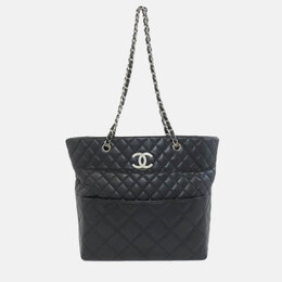 Chanel CC Coco Mark Black Lambskin Tote Bag 1199245