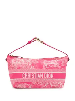Christian Dior 2022 Medium Technical Fabric Toile de Jouy Reverse DiorTravel Nomad Pouch handbag 31771562