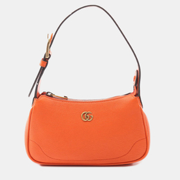 Gucci Orange Mini Leather Aphrodite Shoulder Bag 1198873