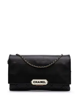 Chanel 2016-2017 Quilted Lambskin Retro Label shoulder bag 31786425