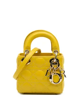 Christian Dior 2022 Micro Lambskin Cannage Lady Dior satchel 31802237