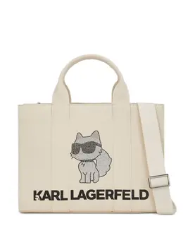Karl Lagerfeld medium crystal-emmbellishment tote bag 30684853