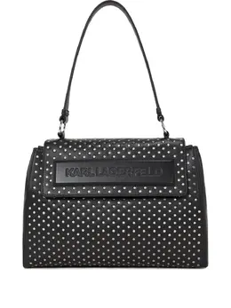 Karl Lagerfeld Ikon K/Stud-embellished top-handle bag 30684824