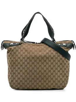 Gucci 2016-2025 Large GG Canvas Icon Bit satchel 31768360