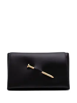 Off-White 2017-2025 Leather Nail clutch bag 31799604