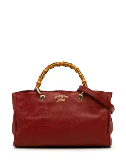 Gucci 2016-2025 Medium Calfskin Bamboo Shopper satchel 31767075