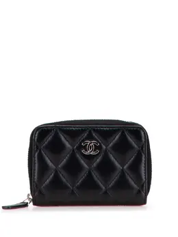 Chanel 2021 CC Quilted Lambskin coin pouch 31772280