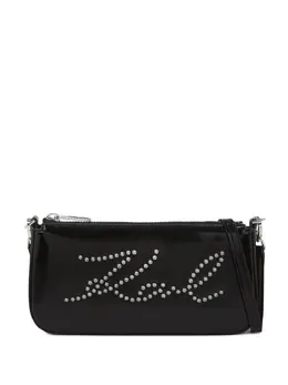 Сумка через плечо с заклепками Karl Lagerfeld, черный 30685092 | черный