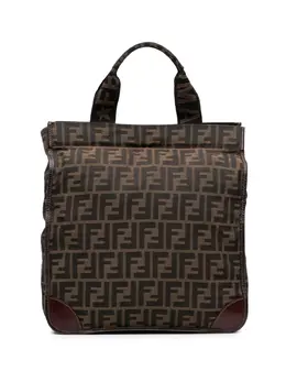 Fendi 2000-2010 Zucca Canvas Shopping tote bag 31802286