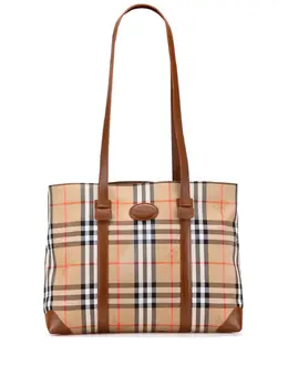 Burberry 20th Century Haymarket Check Canvas tote bag 31800248