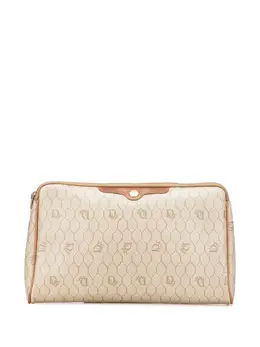 Christian Dior 20th Century Honeycomb Coated Canvas clutch bag 31800208
