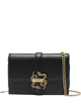 Just Cavalli small snake-buckle cross-body bag 31641825