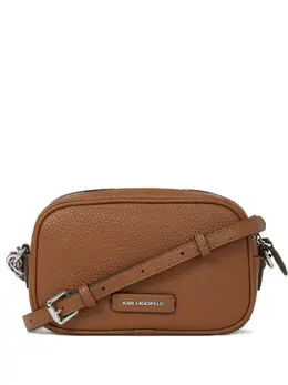 Karl Lagerfeld embellishment-logo cross body bag 30684919