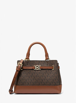 Сумка-Портфель Reed очень маленького размера с фирменным логотипом Michael Kors, коричневый 35f4g6rc0b | brown