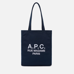 Сумка A.P.C. Lou Rue Madame Tote, цвет синий psajs-m61937-iak-4956881